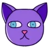 Стикер 11 Purple Cat