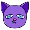 Стикер 17 Purple Cat