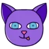 Стикер 20 Purple Cat