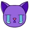 Стикер 8 Purple Cat