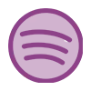 Стикер 53 Purple Sable - фильтровые иконки, буквы