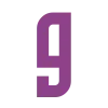 Стикер 32 Purple Sable - фильтровые иконки, буквы