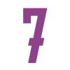 Стикер 30 Purple Sable - фильтровые иконки, буквы