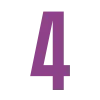 Стикер 27 Purple Sable - фильтровые иконки, буквы