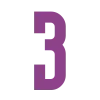 Стикер 26 Purple Sable - фильтровые иконки, буквы