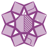 Стикер 45 Purple Sable - фильтровые иконки, буквы