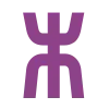 Стикер 7 Purple Sable - фильтровые иконки, буквы