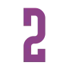 Стикер 25 Purple Sable - фильтровые иконки, буквы