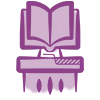 Стикер 59 Purple Sable - фильтровые иконки, буквы