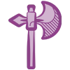 Стикер 60 Purple Sable - фильтровые иконки, буквы