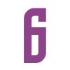 Стикер 29 Purple Sable - фильтровые иконки, буквы