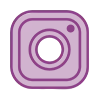 Стикер 56 Purple Sable - фильтровые иконки, буквы