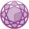 Стикер 43 Purple Sable - фильтровые иконки, буквы