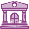 Стикер 58 Purple Sable - фильтровые иконки, буквы