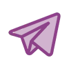Стикер 51 Purple Sable - фильтровые иконки, буквы