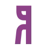 Стикер 23 Purple Sable - фильтровые иконки, буквы