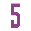 Стикер 28 Purple Sable - фильтровые иконки, буквы