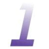 ☮ Эмодзи «Purple Lady - фиолетовые буквы» для Telegram
