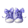 🎀 Эмодзи «Purple Lady - фиолетовые буквы» для Telegram