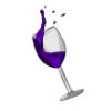 🍷 Эмодзи «Purple Lady - фиолетовые буквы» для Telegram