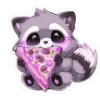 🍕 Эмодзи «Purple Lady - фиолетовые буквы» для Telegram