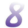 ♐️ Эмодзи «Purple Lady - фиолетовые буквы» для Telegram