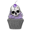 🧁 Эмодзи «Purple Lady - фиолетовые буквы» для Telegram