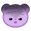 Стикер 38 ˋʚ 𝑝𝑢𝑟𝑝𝑙𝑒 𝑏𝑒𝑎𝑟