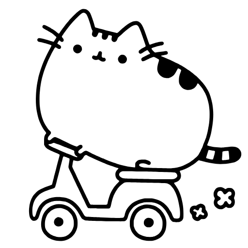 Стикер 9 Adaptive Pusheen Hd
