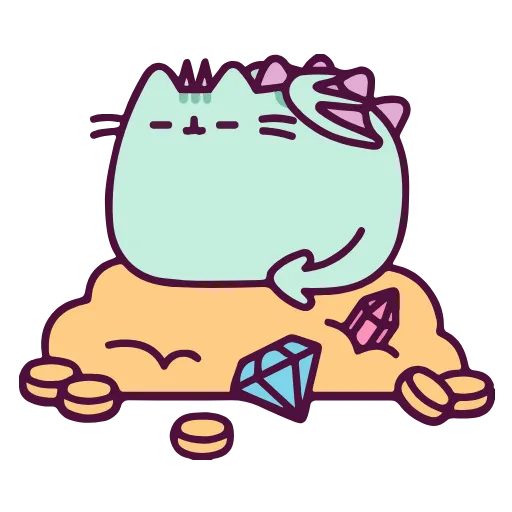 Стикер 60 Pusheen The Cat