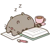 Стикер 54 🍚 Pusheen Кот