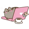 Стикер 25 🍚 Pusheen Кот