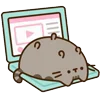 Стикер 26 🍚 Pusheen Кот