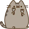 Стикер 24 🍚 Pusheen Кот