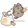 Стикер 39 🍚 Pusheen Кот