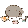 Стикер 34 🍚 Pusheen Кот