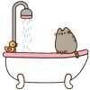Стикер 59 🍚 Pusheen Кот