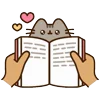 Стикер 9 🍚 Pusheen Кот