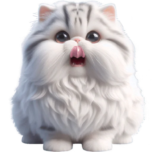 😋 Стикер «Милый пушистик» для Telegram