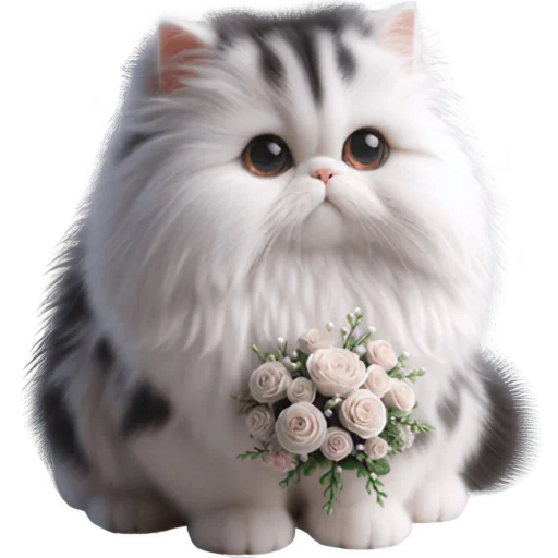 💐 Стикер «Милый пушистик» для Telegram