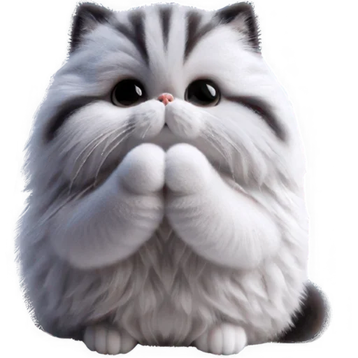 🙏 Стикер «Милый пушистик» для Telegram