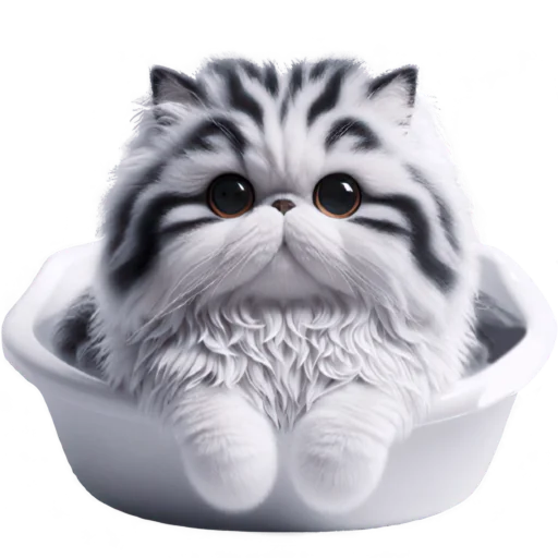 🛁 Стикер «Милый пушистик» для Telegram
