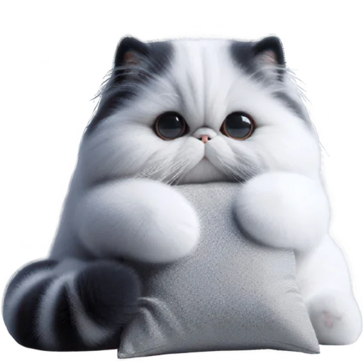 🥱 Стикер «Милый пушистик» для Telegram