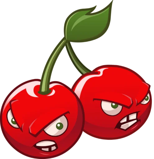 🍒 Стикер «Plants vs Zombies 2» для Telegram