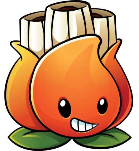 🍑 Стикер «Plants vs Zombies 2» для Telegram