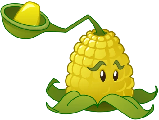 🌽 Стикер «Plants vs Zombies 2» для Telegram