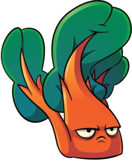🥕 Стикер «Plants vs Zombies 2» для Telegram