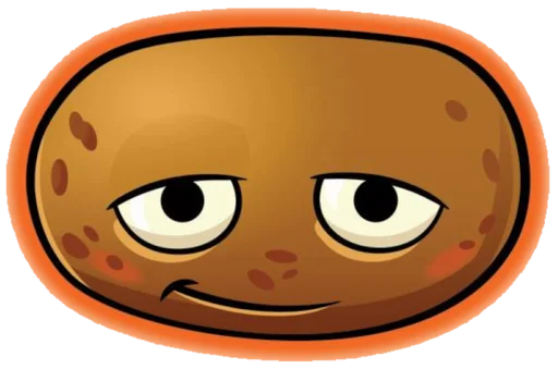🥔 Стикер «Plants vs Zombies 2» для Telegram