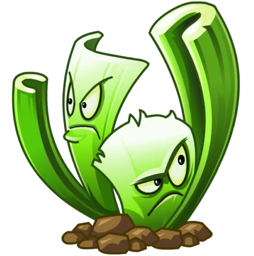 🥬 Стикер «Plants vs Zombies 2» для Telegram