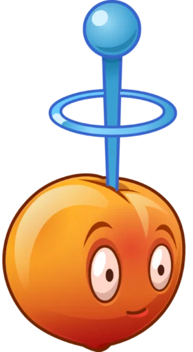 🍑 Стикер «Plants vs Zombies 2» для Telegram